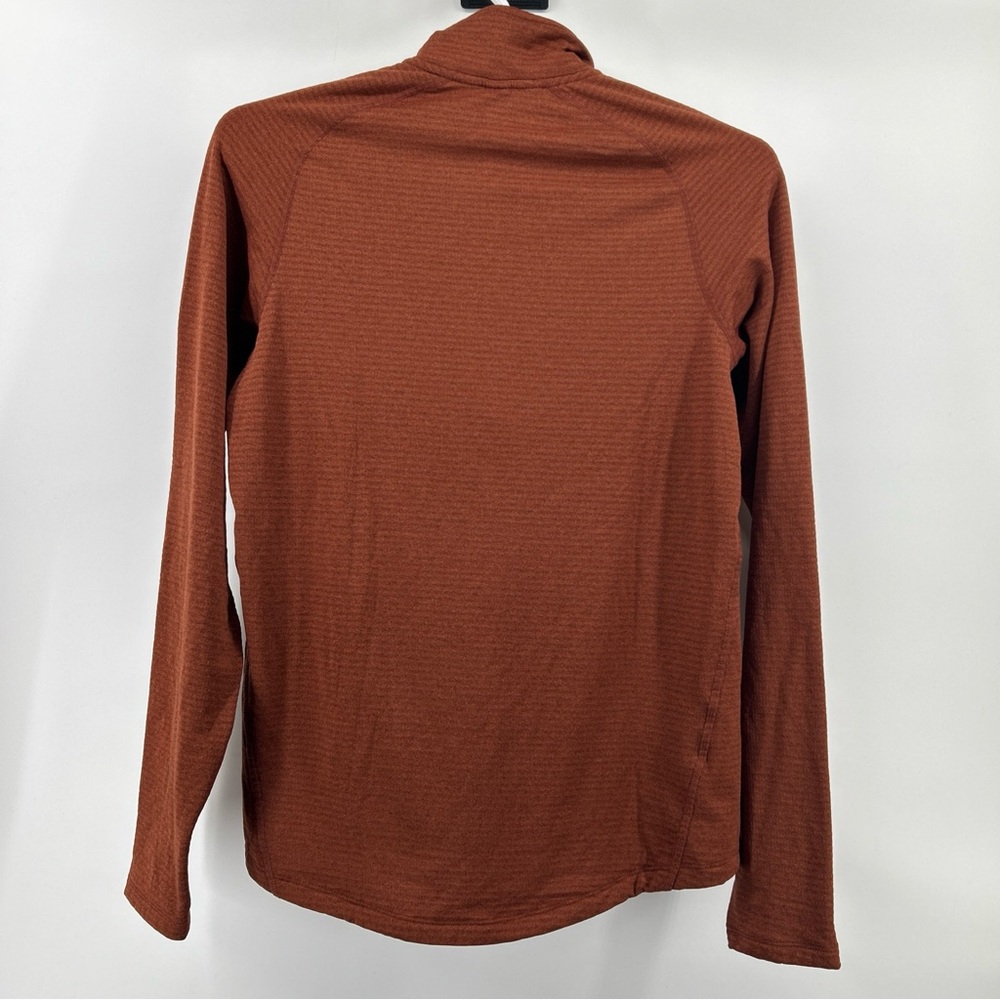 Eddie Bauer Burnt Orange Quarter-Zip Top - Picture 2 of 13